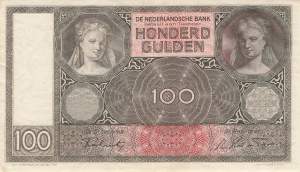 100 Gulden p51c 5.1.1944